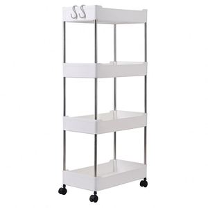 Di động đảo lưu trữ giỏ hàng hẹp 4-Tier sàn đứng chủ sở hữu cho nhà bếp - Product Image 6