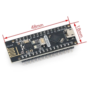 RF-Nano für Arduino Nano V3.0 Micro-USB-Nano-Karte ATmega328P QFN32 5V 16M CH340 Integrieren Sie NRF24l01 2.4G Wireless