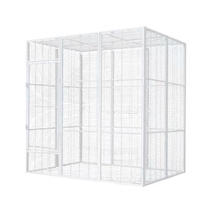 Vente d'usine OEM Grandes volières Living House <span class=keywords><strong>Cages</strong></span>-Tube carré en fer peint pour perroquets chats oiseaux - Product Image 1