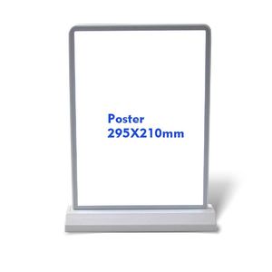 A4 siêu mỏng LED quảng cáo dấu hiệu Acrylic Hộp đèn sạc không dây máy tính để bàn hiển thị giá hai mặt hình chữ nhật từ tính - Product Image 4