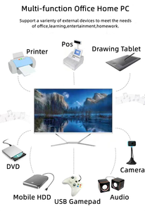 Vendita calda Computer Desktop da gioco 24 27 pollici All-in-one Pc schermo curvo tutto In uno Pc 3-10th I7 I5 I3 AIO per ufficio casa - Product Image 6