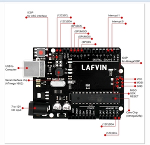 LAFVIN 4DOF Acryl spielzeug Roboter Mechanische Arm klaue Kit für R3 DIY Roboter mit Online-Tutorial für Arduino