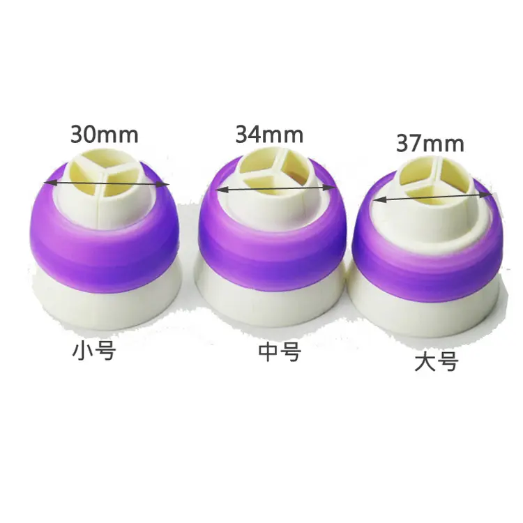 Cupcake Tri-Color Coupler Icing Cream 3 Farben Gebäck konverter für russische Düsen Adapter Rohrleitungen Backen Kuchen Dekorieren Werkzeuge