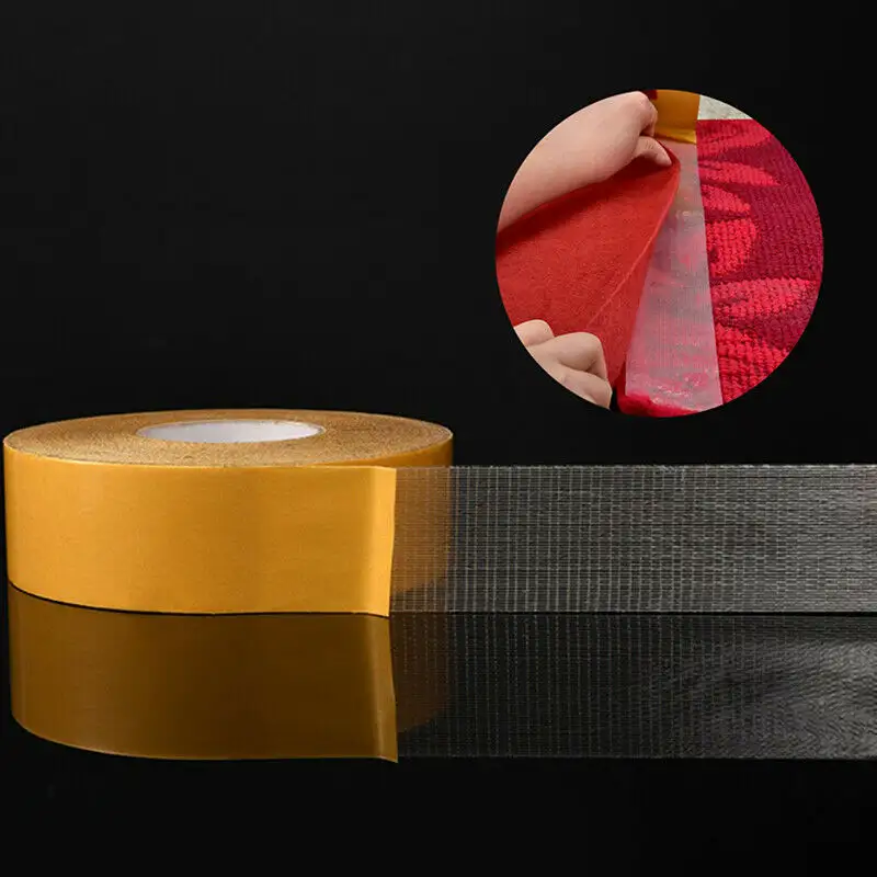 ISO 9001 GRS認定abendoサプライ両面カーペットシームテープ、布ベースの両面粘着テープ