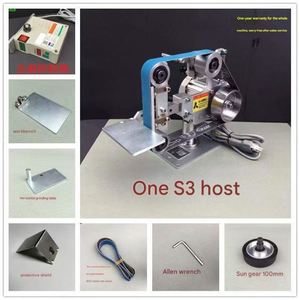 Electric Powered Metal Plate Knife <strong>Belt</strong> <strong>Grinder</strong> Machine with Grinding Heads