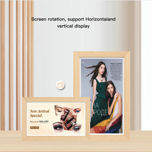 15,6 дюймов Digital Signage 1920*1080 Android 14 планшетный ПК с деревянной рамкой Horizontaland вертикальный дисплей с дистанционным управлением