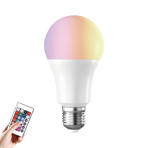 E27 B22 9W RGB + CW renkli LED lamba ışığı 16 milyon renk değiştirme ampul + uzaktan kumanda led rgb ampul - Product Image 2