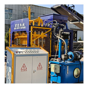中型H1砌块联锁混凝土制砖机铺路板联锁水泥空心砌块机械 - Product Image 1