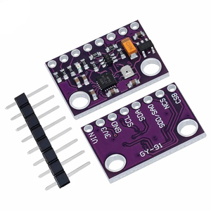 MPU-9250 MPU9250 BMP280 SPI IIC/I2C 10DOF加速陀螺仪罗盘9轴传感器板模块GY-91 3-5V，适用于Arduino - Product Image 1
