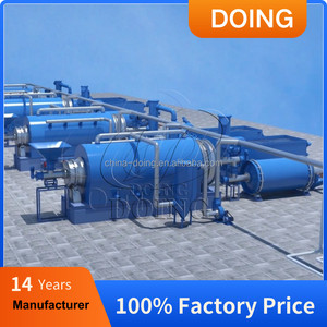 DOING Rubber Powder Semi-continuous Pyrolysis Plant Convert Tyre to <strong>Fuel</strong> <strong>Oil</strong> - Product Image 5