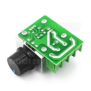 AC 220V 2000W <strong>SCR</strong> Voltage Regulator Dimming Dimmers Speed <strong>Controller</strong> Thermostat - Product Image 3