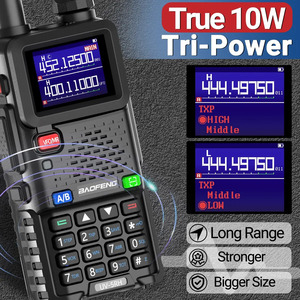 Baofeng UV 5RH Scan Frequency10W Walkie Talkie 999CH USB Tipo-C Cargador Actualizado UV 5R Transceptor Ham Radio de Dos Vías - Product Image 4