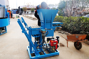 Ép thủy lực makiga sinh thái Áo ngực Hby2-15 đất sét ổn định đất trái đất lồng vào nhau Khối Máy làm gạch giá để bán Trung Quốc - Product Image 2