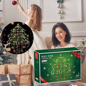 Çocuklar kale noel hediyesi yapı kiti DIY Patchwork çadır ağacı noel ağacı - Product Image 2