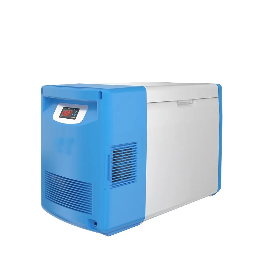 Congelador portátil para coche ULT de menos-80 grados-86 grados 25L médico Ultra baja temperatura almacenamiento de vacunas congelador refrigerador
