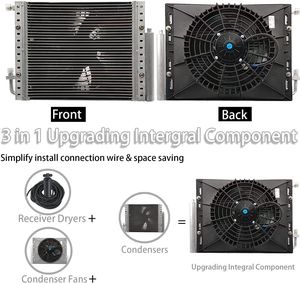 אנרגיה חדשה אוניברסלי 12V מזגן אוניברסלי מאייד מדחס עבור משאית לרכב ואן RV ac תחת דאש ערכת חניה cooler