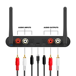 <strong>Bluetooth</strong> 5.2 Long Range <strong>Bluetooth</strong> Transceiver Audiophile DAC AptX HD AptX Low Latency Analog RCA and Digital <strong>Optical</strong> <strong>Outputs</strong> - Product Image 1