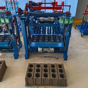 Producto de maquinaria de ladrillo de enclavamiento Manual fijo de hormigón pequeño, ladrillos huecos para máquina de moldeo de bloques en Uganda - Product Image 4