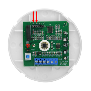 Sensor de movimiento PIR con cable montado en el techo de 360 grados NO,NC 9-16VDC 12M Rango detector PIR infrarrojo Paradox - Product Image 3