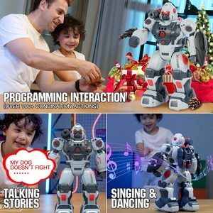 YXリモートコントロールロボット競合バトルゲーム3D障害物2.4GHz RCロボットおもちゃ誕生日ギフトおもちゃ女の子のためのおもちゃ - Product Image 3