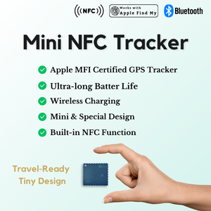 Premium NFC/RFID Smart Business Tracker Programmable PVC Mini Tag for Company Friends Mini tracker Wallet tracker