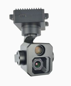 8MP 4K + 2MP 1080P双EO摄像机3轴无人机万向节地面控制应用支持人工智能跟踪VTOL/无人机廉价流行配件 - Product Image 1