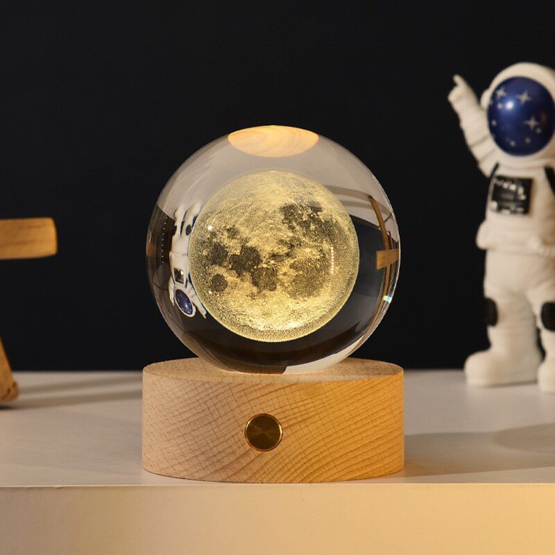 Confezione regalo con ricarica Moon-touch-switch e luce calda