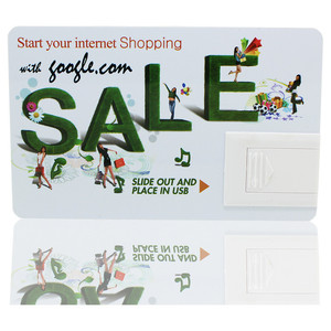 Bestseller Werbung USB Webkey Kunden spezifisches Papier Webkey Ausstellung Promo USB Webkey - Product Image 6