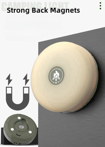 Luces de cadena de camping portátiles, lámparas de camping al aire libre duraderas e impermeables con batería LED de alto brillo