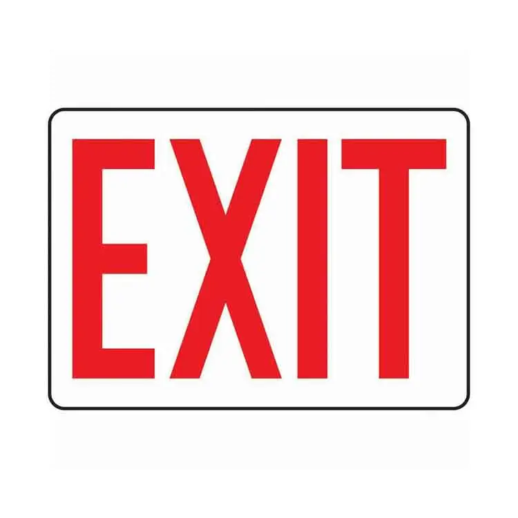 G Exit Signal Advertência Orientação Sinais de Segurança contra Incêndio