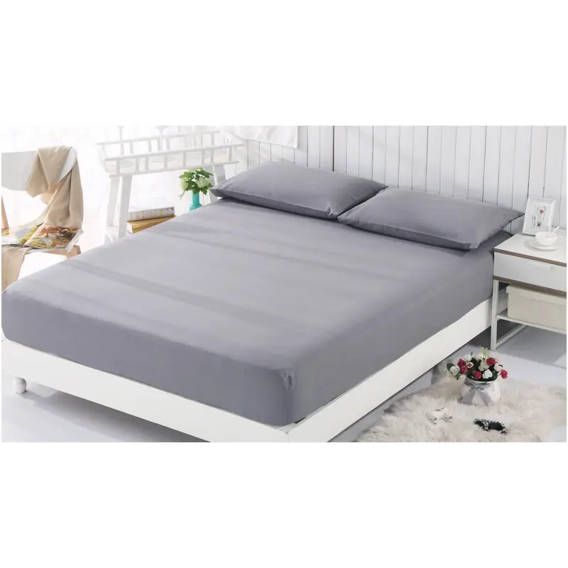 BLOCK EMF Earthing Grounding Fitted Sheet With Earth Connection Cable Pure Silver Fiber Conductive Bed Sheet