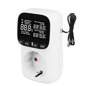 Presa termostato presa regolatore temperatura digitale EU con sensore Timer sonda di riscaldamento interruttore di raffreddamento 16A retroilluminazione - Product Image 2
