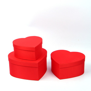 ชุดกล่องใส่ดอกไม้ผ้าไฮเอนด์3ชิ้น,ถังกอดรูปหัวใจพร้อมฝาปิด - Product Image 2