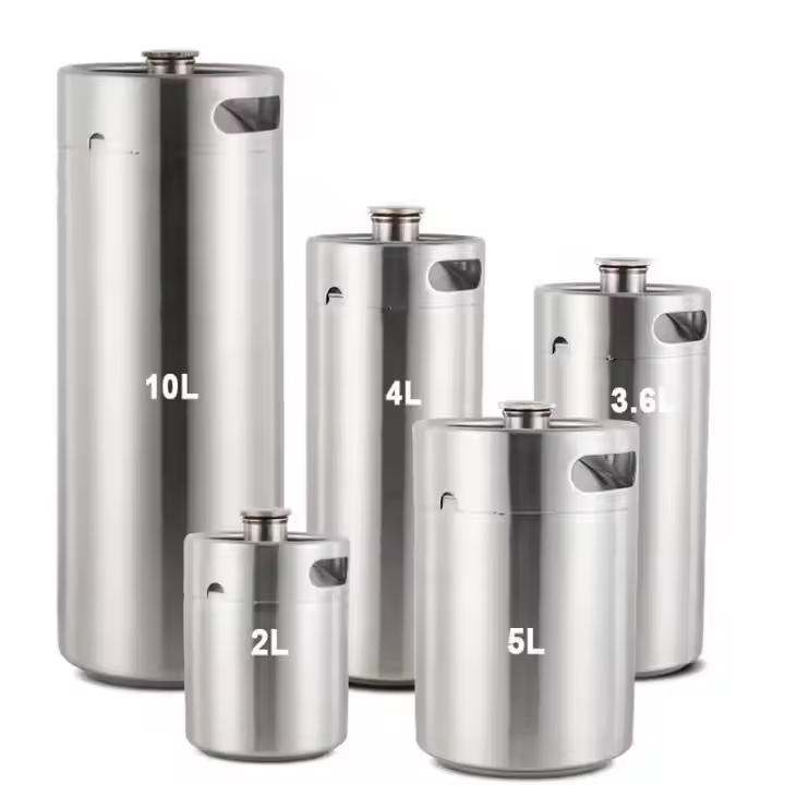 Silver mini keg 2L/3.6L/4L/5L/10L