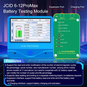 Mobilephone LCD Repair Tool JC Programmer JCID for iPhone 6-13 Pro Max Battery Testing Module - Product Image 6