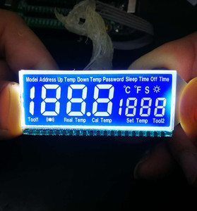 Modulo schermo LCD a 7 segmenti personalizzato di fabbrica