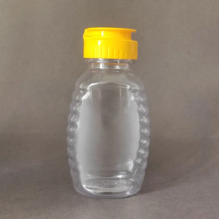 Prezzo basso 150g 250g 500g confezione di miele in plastica trasparente spremere la bottiglia di insalata di salsa di miele