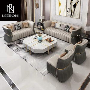 Hiện đại đơn giản Thiết kế nội thất phòng khách màu xanh lá cây 3 chỗ ngồi mô hình sofa - Product Image 2