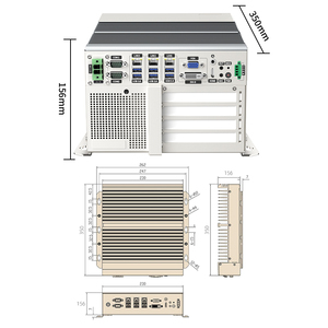 2 X DDR4 64G 3 X LAN Fanless VGA Linux I3 I5 I7 4U Rackmount Intel LGA1151 Industrial Embedded <strong>Computer</strong> 2x COM Stock for Machine