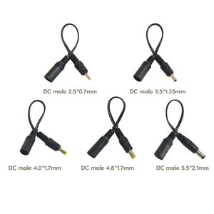 5V-12V DC 5. 5 2. 1mm-DC 3. 5X1. 35Mm 4. 0X1. 7Mm 4. 8X1. 7Mm 5. 5X2. 5Mm güç kablosu kadın erkek dönüşüm adaptör kablosu - Product Image 3