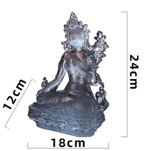 Fabrika özel fiyat antik yöntem cam tibet Esoteric budizm beyaz Tara buda heykeli evlerde kullanım için/tapınaklar