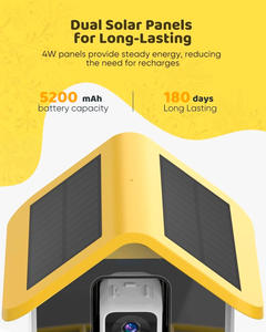 Akıllı kuş besleyici HD kamera AI kuş tanımlama güneş enerjili tüm kuş için dayanıklı ABS malzeme açık yaban hayatı kamera - Product Image 3