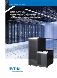 Eaton Uninterruptible Power Supply 93PR 30kVA 30 KVA 30kW <strong>3</strong> <strong>Phase</strong> 380Vac <strong>Input</strong> <strong>Output</strong> Double Conversion Online Tower <strong>UPS</strong> - Product Image 5