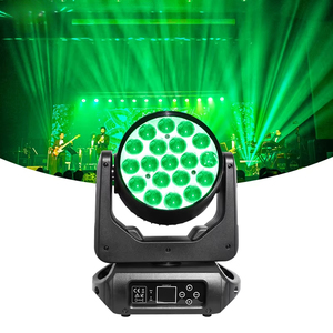 Moderno de alta calidad 19 Plus15w LED Wash Light Controlador Dmx RGB LCD Pantalla táctil para Night Club Party
