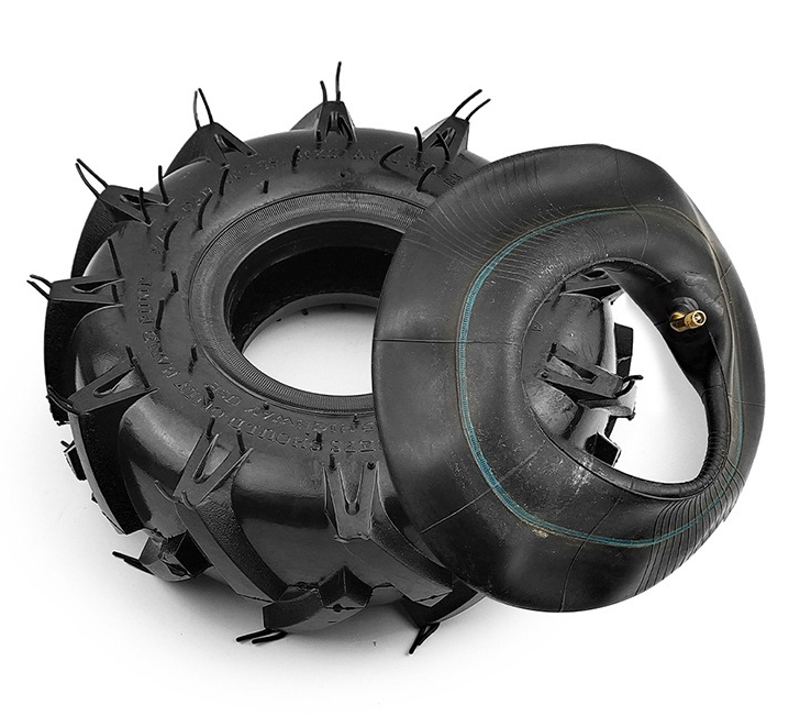 Pneu et chambre à air de tracteur 3.50-4 noirs