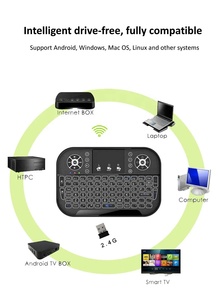 2.4G <strong>Wireless</strong> Backlit A8 MINI <strong>Keyboard</strong> BT <strong>Wireless</strong> Dual Mode Air Mouse with Touchpad Remote Control I8 A8 Backlight <strong>Keyboards</strong> - Product Image 6