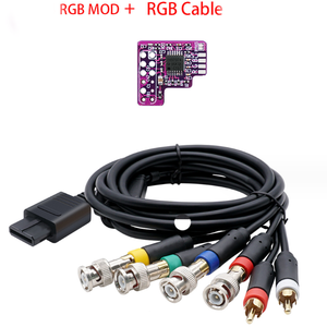 Spiele konsole RGB MOD-Modul Chip ausgang für N64 NTSC Games Part Modified RGB SCART Cable Retro fit Kit - Product Image 4