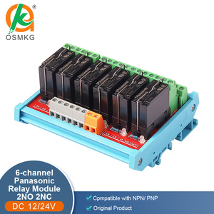 Oshangming 5A 2NO 2NC IO Board 8 Input 8 <strong>Relay</strong> <strong>Output</strong> Board 12V/24V <strong>Relay</strong> Module for PLC - Product Image 2