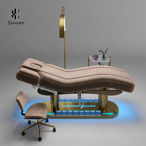 Di alta qualità Spa trattamento riscaldato lettino da massaggio vibrante salone di bellezza medico sedia viso letto elettrico lettino da massaggio - Product Image 4
