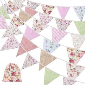 High Quality Polyester Fabric <strong>Custom</strong> Celebration Festival Decoration <strong>String</strong> <strong>Flag</strong> Pennants <strong>Triangle</strong> Full Color <strong>Bunting</strong> Banner - Product Image 4